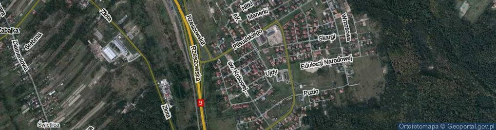 Zdjęcie satelitarne Krasickiego Ignacego, bp. ul.